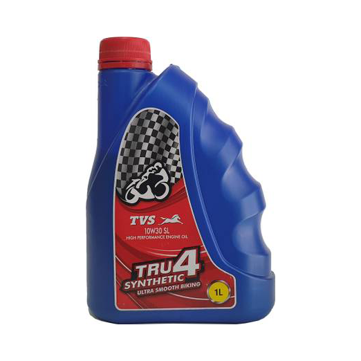 TVS 10W30 (1.2L) SL TRU4 SYNTHETIC For Two Wheeler Synthetic Blend Engine Oil
